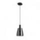 BELLINI M LED wisząca czarna szkło przydymione 230V LED 5W 30°  3000K