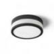 CIRA LED 23 sufitowa  szkło opalowe/czarna 230V LED 12W IP44  3000K