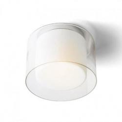 VENICE 23 sufitowa  szkło przezroczyste/szkło opalowe/chrom 230V LED E27 11W IP44