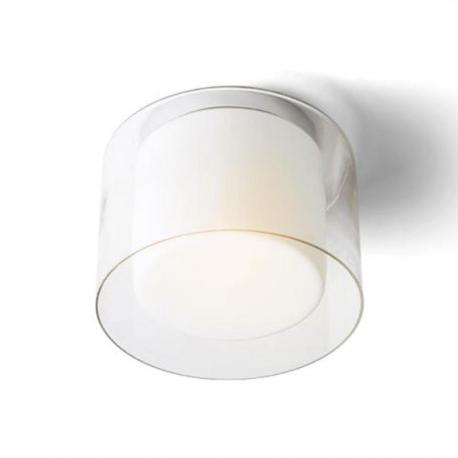 VENICE 23 sufitowa  szkło przezroczyste/szkło opalowe/chrom 230V LED E27 11W IP44