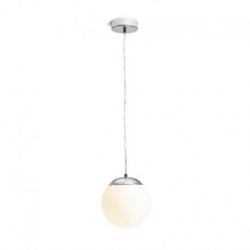 BOLLY 17 wisząca  szkło opalowe/chrom 230V LED E27 11W IP44