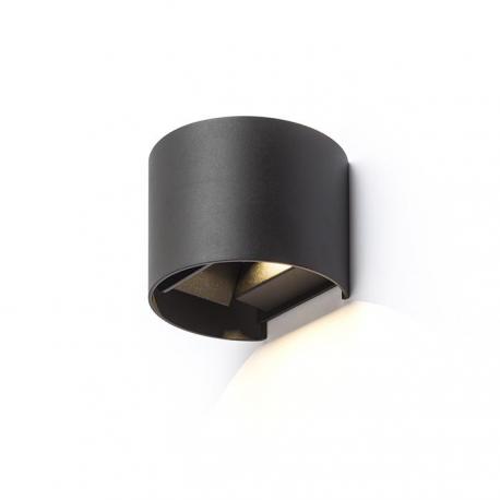 TITO R DIMM ścienna czarna  230V LED 2x3W IP65  3000K