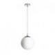 LUNA 25 wisząca  szkło opalowe/chrom 230V LED E27 15W