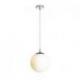 LUNA 25 wisząca  szkło opalowe/chrom 230V LED E27 15W