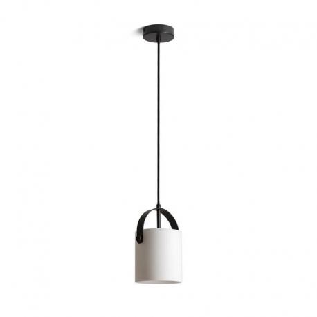 JULIETTA 16 wisząca  szkło opalowe/czarna 230V LED E27 15W