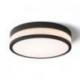 CIRA LED 35 sufitowa szkło opalowe/czarna 230V LED 24W IP44 3000K