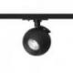 SIENA do 1-faz. szyny czarna  230V LED GU10 9W