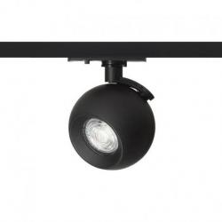 SIENA do 1-faz. szyny czarna  230V LED GU10 9W