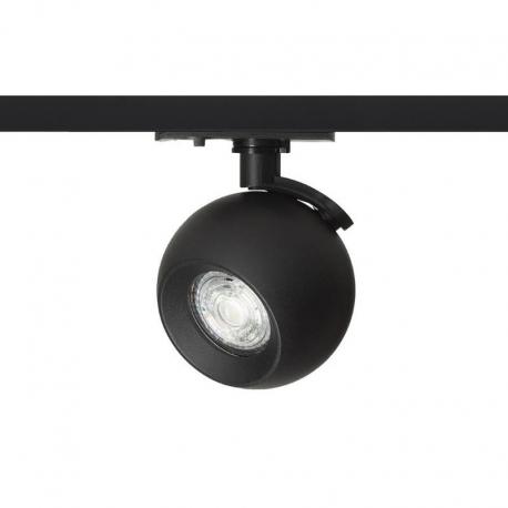 SIENA do 1-faz. szyny czarna  230V LED GU10 9W