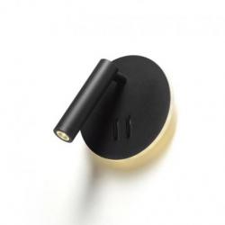 THALIA ścienna czarna akryl satynowy 230V LED 6+3W 3000K