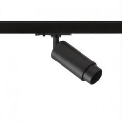 OPTIMUS do 1-faz. szyny czarna 230V LED GU10 9W 10 50°