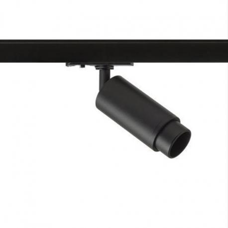 OPTIMUS do 1-faz. szyny czarna 230V LED GU10 9W 10 50°