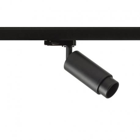 OPTIMUS do 3-faz. szyny czarna 230V LED GU10 9W 10 50°