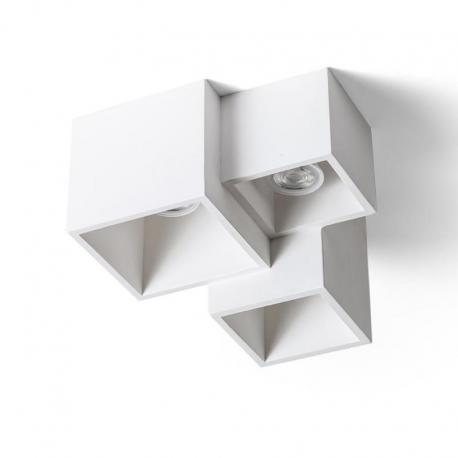 JACK III sufitowa gipsowa 230V LED GU10 3x5W