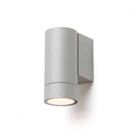MIZZI NEW I ścienna srebrno-szara  230V LED GU10 8W IP65