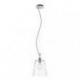 BABU NEW 22 wisząca  szkło przezroczyste/chrom 230V LED E27 15W