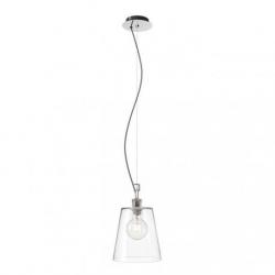 BABU NEW 22 wisząca  szkło przezroczyste/chrom 230V LED E27 15W