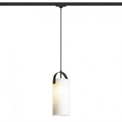 JULIETTA 31 do 3-faz. szyny  szkło opalowe/czarna 230V LED E27 15W