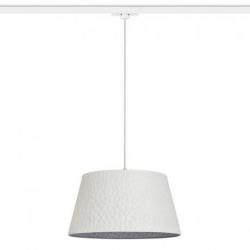 BUCKY 40 do 3-faz. szyny biała/szara metal 230V LED E27 15W