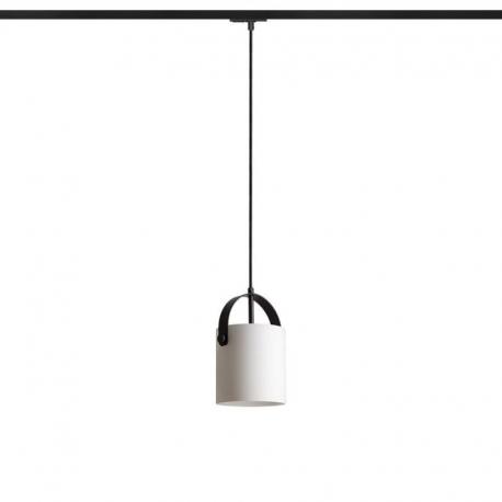 JULIETTA 16 do 1-faz. szyny  szkło opalowe/czarna 230V LED E27 15W