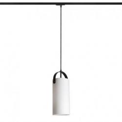 JULIETTA 31 do 1-faz. szyny  szkło opalowe/czarna 230V LED E27 15W