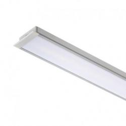 LED PROFILE A wpuszczany 1m  aluminium/akryl mleczny