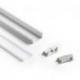 LED PROFILE A wpuszczany 1m  aluminium/akryl mleczny