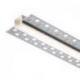 LED PROFILE B wpuszczany 1m  aluminium/akryl mleczny