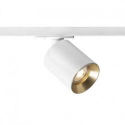 DARIO do 1-faz. szyny biała mosiądz szczotkowana 230V LED GU10 9W