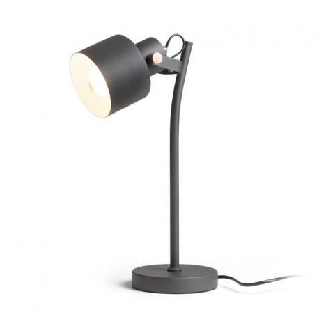CELEIA stołowa czarna matowa  miedź szczotkowana 230V LED E27 11W