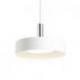 GIULIA 40 wisząca biała chrom 230V LED E27 30W