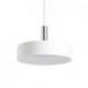 GIULIA 40 wisząca biała chrom 230V LED E27 30W