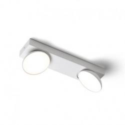 ELISEO II natynkowa biała  230V LED 2x5W  3000K