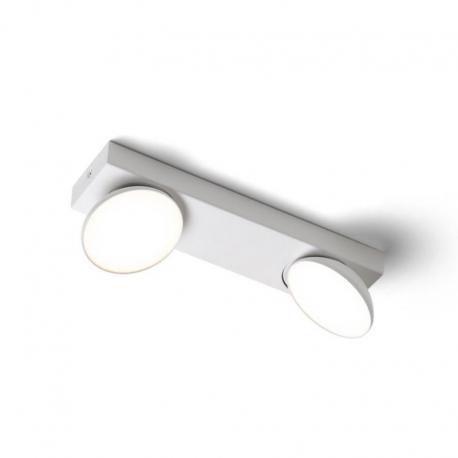 ELISEO II natynkowa biała  230V LED 2x5W  3000K