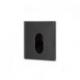 MEMPHIS SQ wpuszczana w ścianę czarna 230V LED 3W 60° 3000K