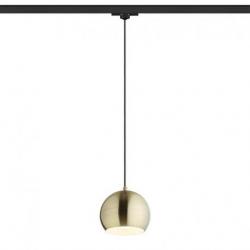 AGNETA do 3-faz. szyny wisząca  mosiądz szczotkowana 230V LED E27 11W