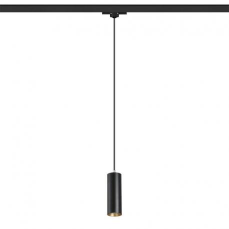 MAVRO do 3-faz. szyny wisząca czarna/złota 230V LED 12W 38° 3000K