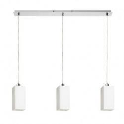 LIZ III 80 wisząca  szkło opalowe/nikiel mat 230V LED E27 3x15W