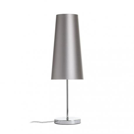 NYC/CONNY 15/30 stołowa Monaco gołębio szara/srebrna PVC/chrom 230V LED E27 11W