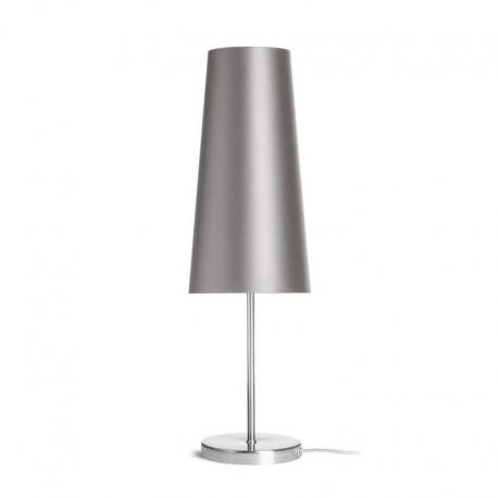 NYC/CONNY 15/30 stołowa Monaco gołębio szara/srebrna PVC/nikiel 230V LED E27 11W