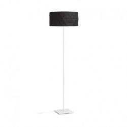 CORTINA/JAKARANDA podłogowa czarna/biała textil/metal 230V LED E27 15W