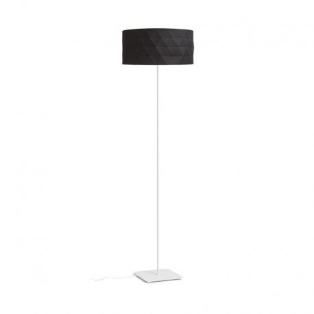 CORTINA/JAKARANDA podłogowa czarna/biała textil/metal 230V LED E27 15W