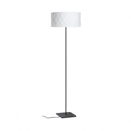 CORTINA/JAKARANDA podłogowa biała/czarna textil/metal 230V LED E27 15W