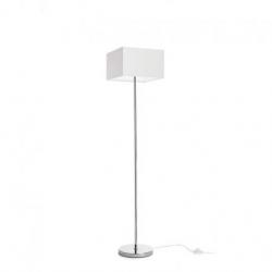 NYC/TEMPO 30/19 podłogowa  Polycotton biała/chrom 230V LED E27 15W