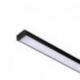 LED PROFILE G natynkowy 1m czarna akryl mat /aluminium