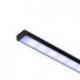 LED PROFILE G natynkowy 1m czarna akryl mat /aluminium