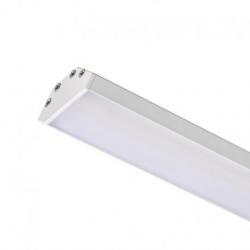 LED PROFILE J natynkowy 1m biała akryl mat /aluminium