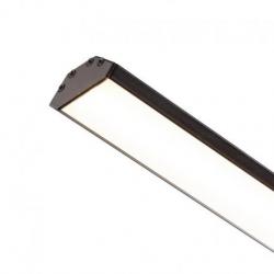 LED PROFILE J natynkowy 1m czarna akryl mat /aluminium