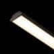 LED PROFILE J natynkowy 1m czarna akryl mat /aluminium