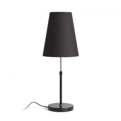 EMMETT stojak stołowy czarna stary mosiądz 230V LED E27 15W